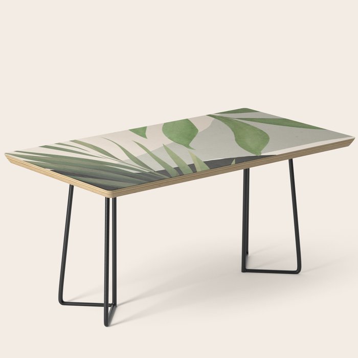 Abstract Art Tropical Leaves 49 Coffee Table Gallery Image 1