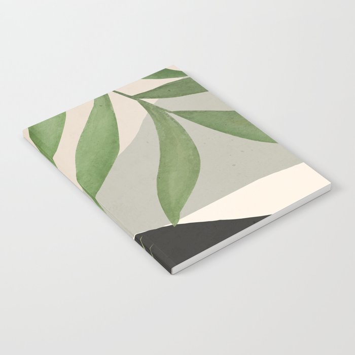 Abstract Art Tropical Leaves 49 Notebook Gallery Image 2