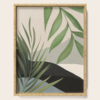 Abstract Art Tropical Leaves 49 Serving Tray Gallery Image 1