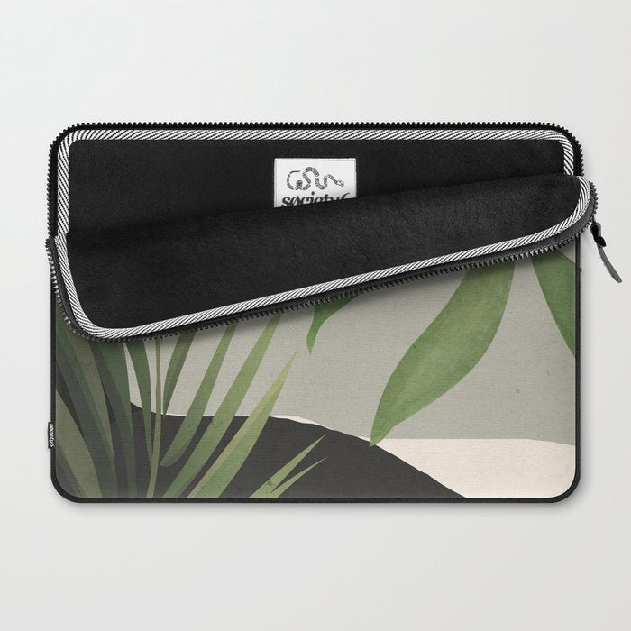 Abstract Art Tropical Leaves 49 Laptop Sleeve Gallery Image 2