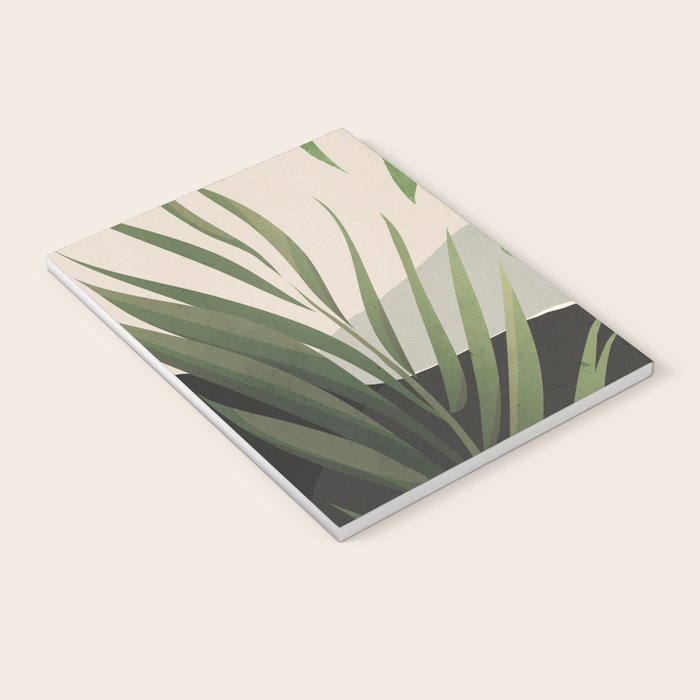 Abstract Art Tropical Leaves 49 Notebook Gallery Image 3
