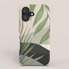 Abstract Art Tropical Leaves 49 iPhone Case Gallery Image 1
