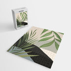 Abstract Art Tropical Leaves 49 Jigsaw Puzzle Gallery Image 2