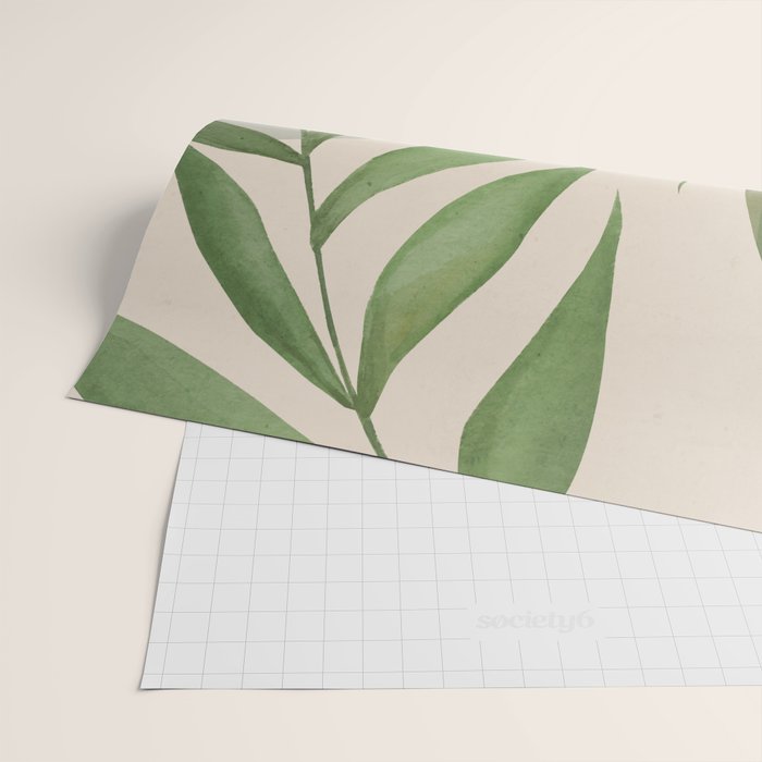 Abstract Art Tropical Leaves 49 Wrapping Paper Gallery Image 2