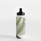 Abstract Art Tropical Leaves 49 Water Bottle Gallery Image 2