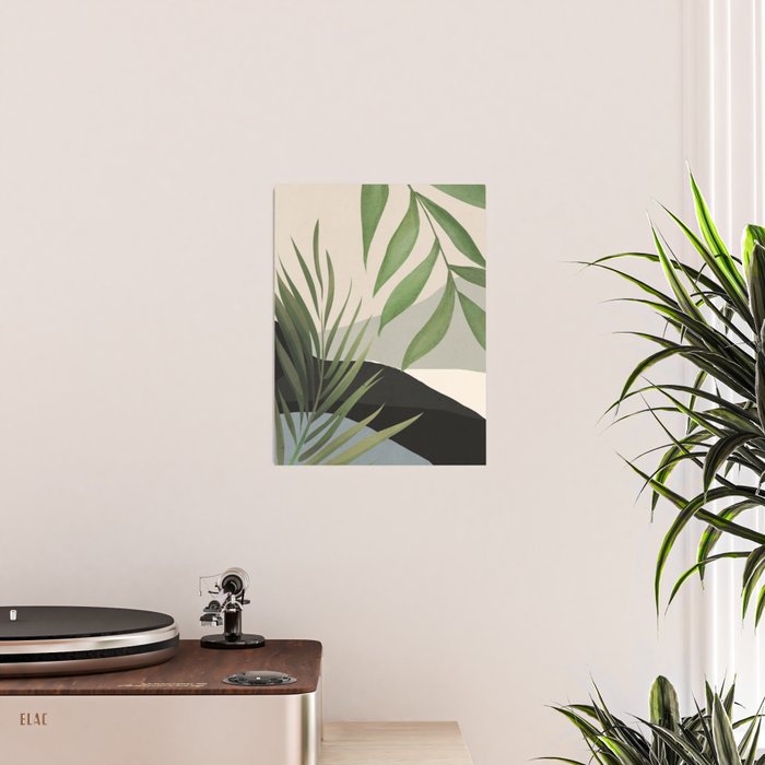 Abstract Art Tropical Leaves 49 Poster Gallery Image 2