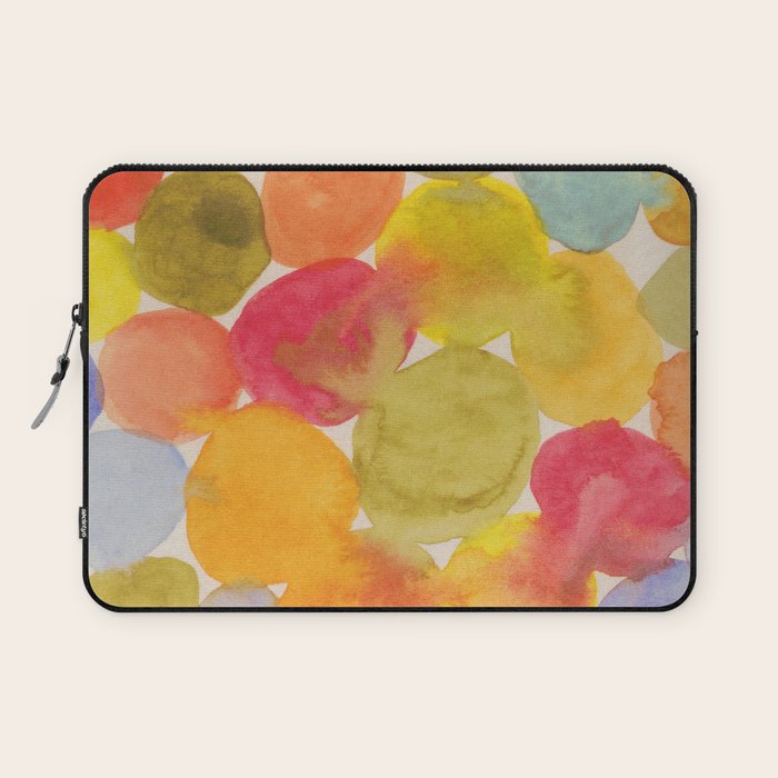 Watercolor Party #3 Laptop Sleeve Gallery Image 1