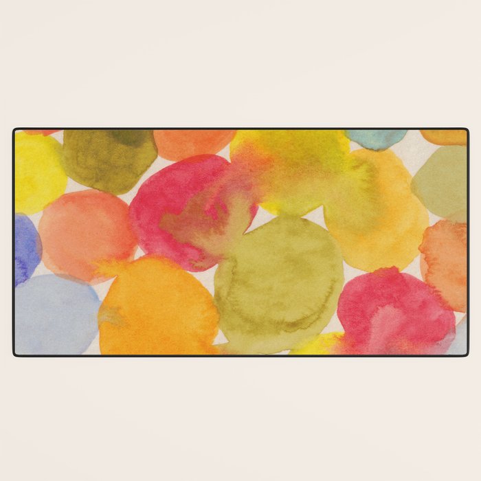 Watercolor Party #3 Desk Mat Gallery Image 3