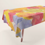 Watercolor Party #3 Tablecloth Gallery Image 1
