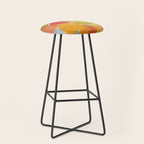 Watercolor Party #3 Stool Gallery Image 1