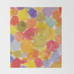 Watercolor Party #3 Throw Blanket Gallery Image 2