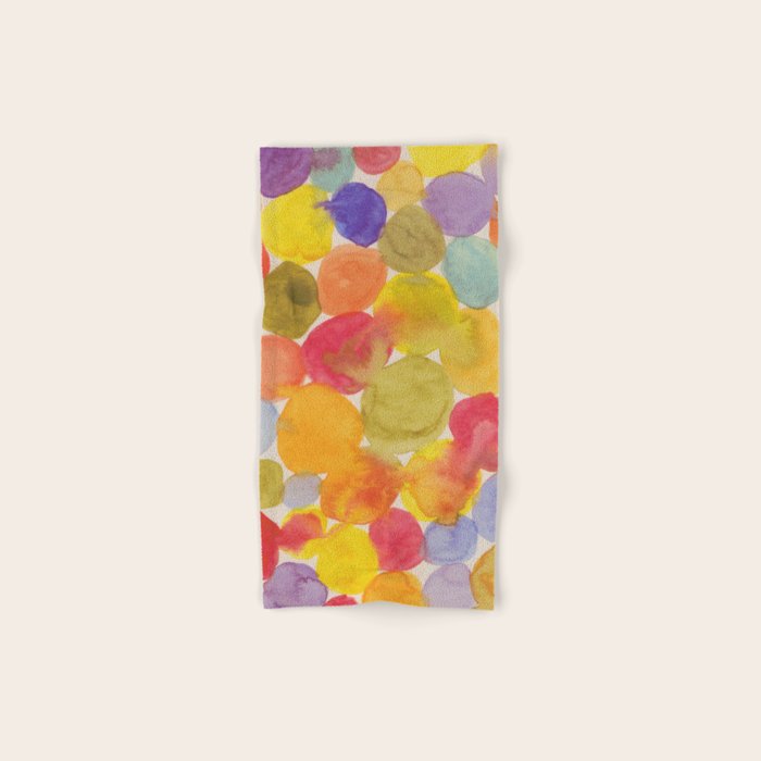 Watercolor Party #3 Bath Towel Gallery Image 1