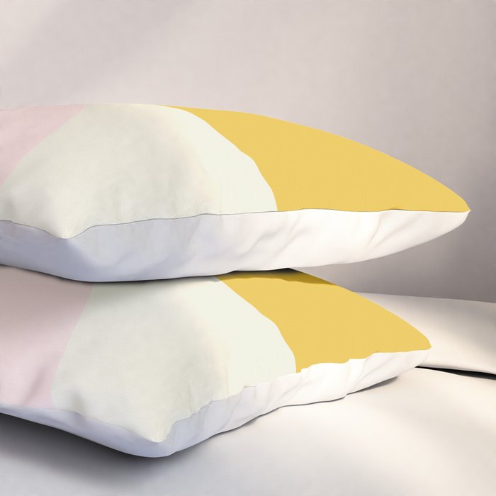 fluid waves mid century summer Pillow Sham Gallery Image 3