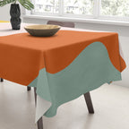 fluid waves mid century summer Tablecloth Gallery Image 3