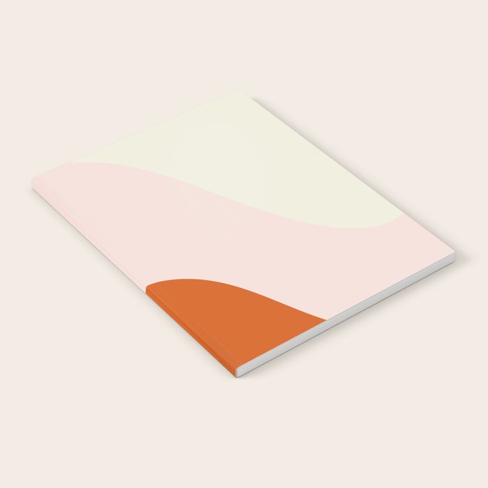fluid waves mid century summer Notebook Gallery Image 1