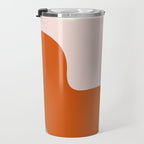 fluid waves mid century summer Travel Mug Gallery Image 3