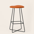 fluid waves mid century summer Stool Gallery Image 1