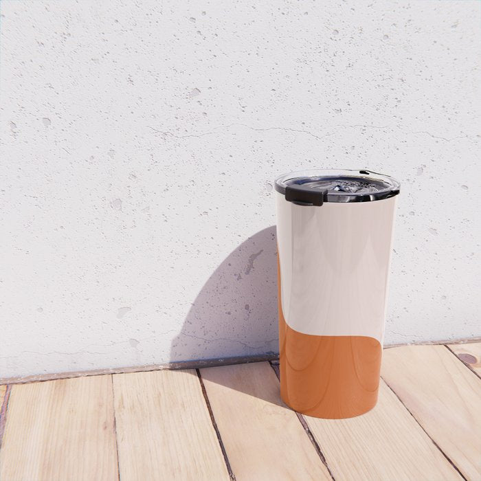 fluid waves mid century summer Travel Mug Gallery Image 4