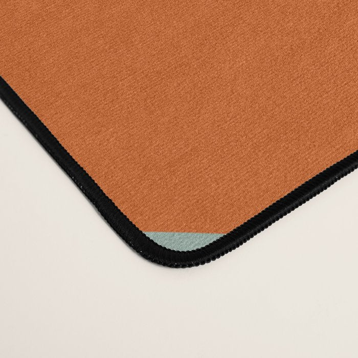 fluid waves mid century summer Desk Mat Gallery Image 4