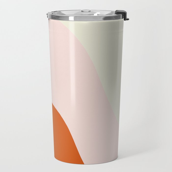 fluid waves mid century summer Travel Mug Gallery Image 2