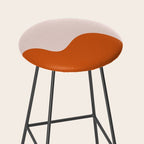 fluid waves mid century summer Stool Gallery Image 2