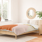 fluid waves mid century summer Duvet Cover Gallery Image 2