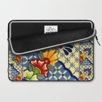 talavera mexican tile in blu Laptop Sleeve Gallery Image 2