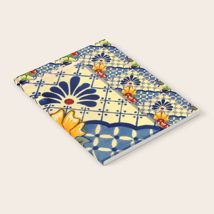 talavera mexican tile in blu Notebook Gallery Image 1