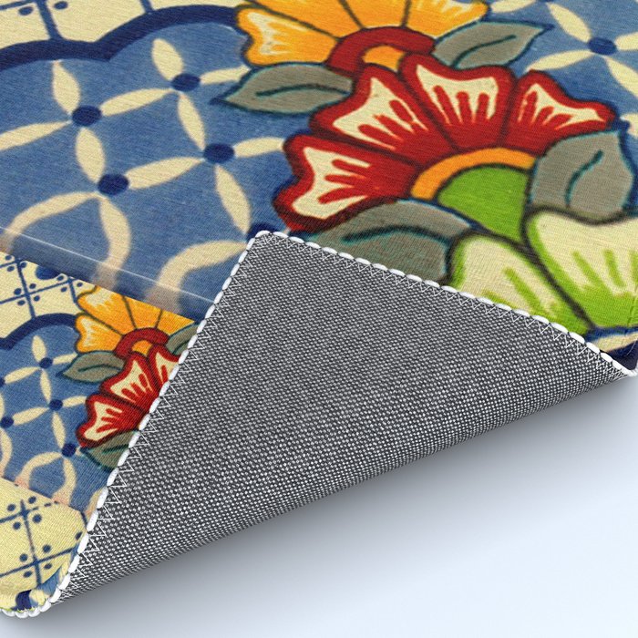 talavera mexican tile in blu Rug Gallery Image 4