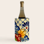 talavera mexican tile in blu Wine Chiller Gallery Image 1