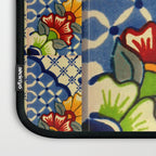 talavera mexican tile in blu Laptop Sleeve Gallery Image 3