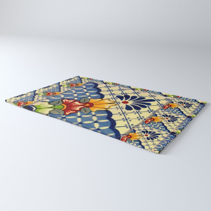 talavera mexican tile in blu Rug Gallery Image 3