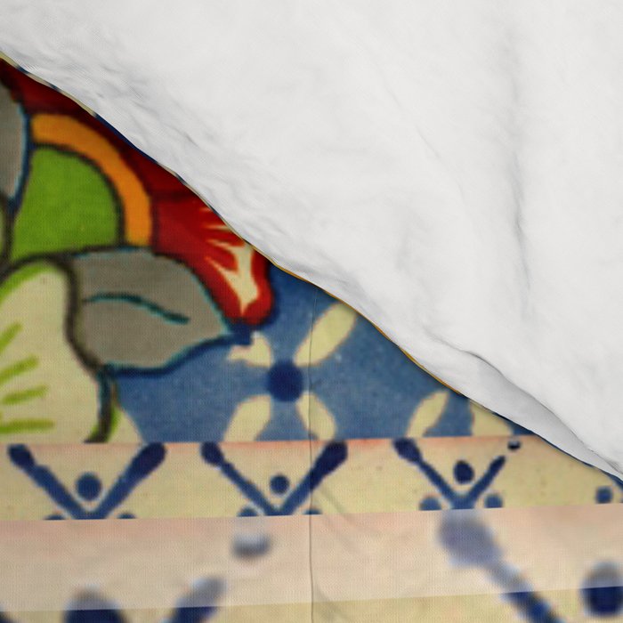 talavera mexican tile in blu Comforter Gallery Image 4