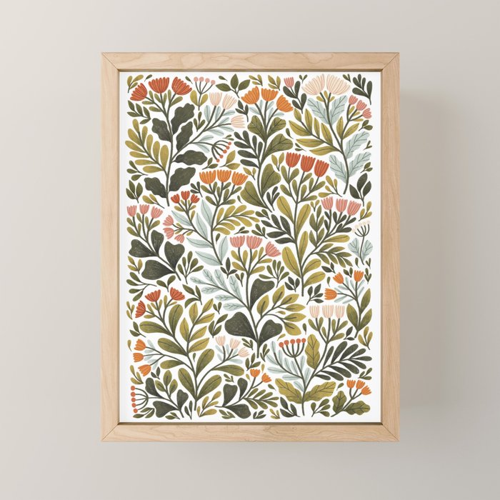 Month of May ~ white Mini Art Print Gallery Image 1