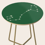 Scorpio Zodiac Star Constellation Line Art Green Side Table Gallery Image 2