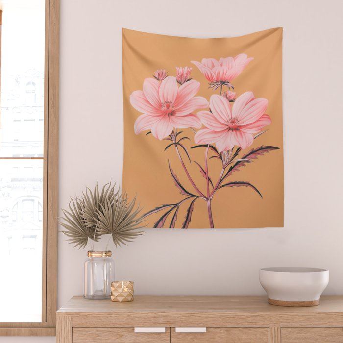 Garden Flowers 12 Wall Tapestry Gallery Image 2