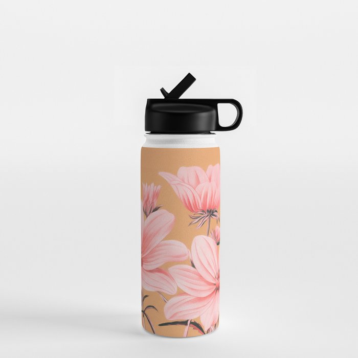 Garden Flowers 12 Water Bottle Gallery Image 1