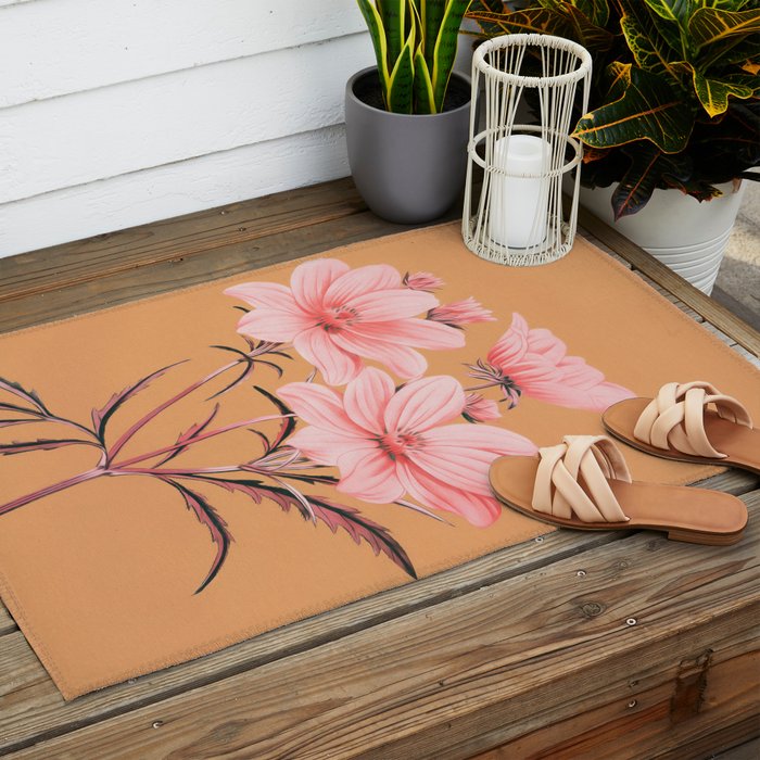 Garden Flowers 12 Outdoor Rug Gallery Image 2