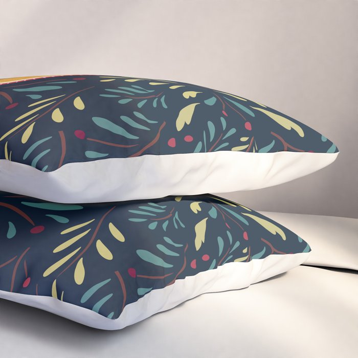 Peace Bird | Navy Pillow Sham Gallery Image 3