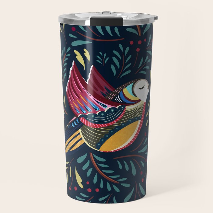 Peace Bird | Navy Travel Mug Gallery Image 1