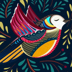 Peace Bird | Navy Coffee Mug Gallery Image 2