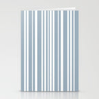 Classic Stripes XXXVI - Natural Blue  Stationery Card Gallery Image 2