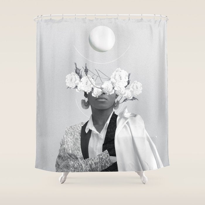 The power of your Contrast Shower Curtain Gallery Image 1