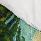 Cypresses Oil Painting Landscape Vincent van Gogh Comforter Gallery Image 4