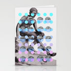 Statue With A Dot Gradient 2 Stationery Card Gallery Image 2