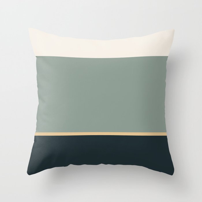 Contemporary Color Block LV Throw Pillow Gallery Image 1
