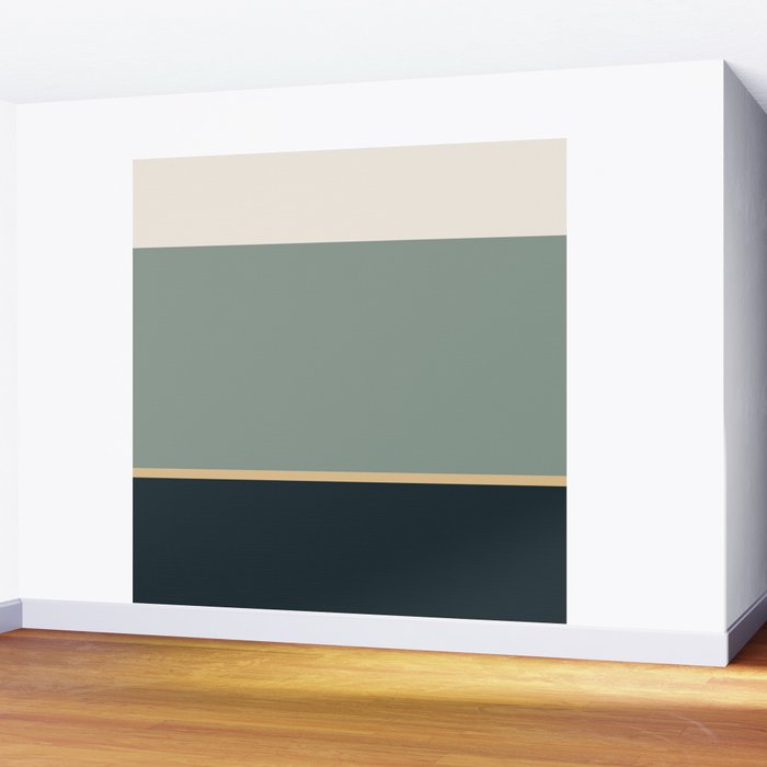 Contemporary Color Block LV Wall Mural Gallery Image 2