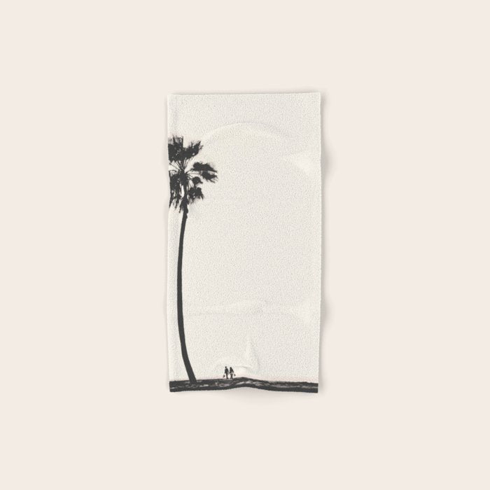 Moment under the coast palm tree Bath Towel Gallery Image 1