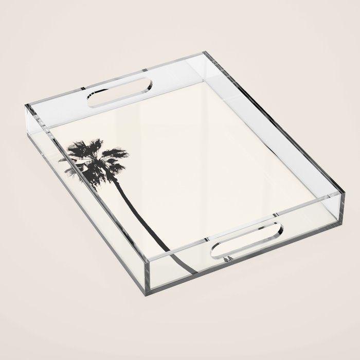 Moment under the coast palm tree Acrylic Tray Gallery Image 1