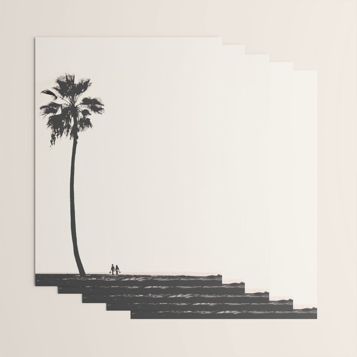 Moment under the coast palm tree Wrapping Paper Gallery Image 3